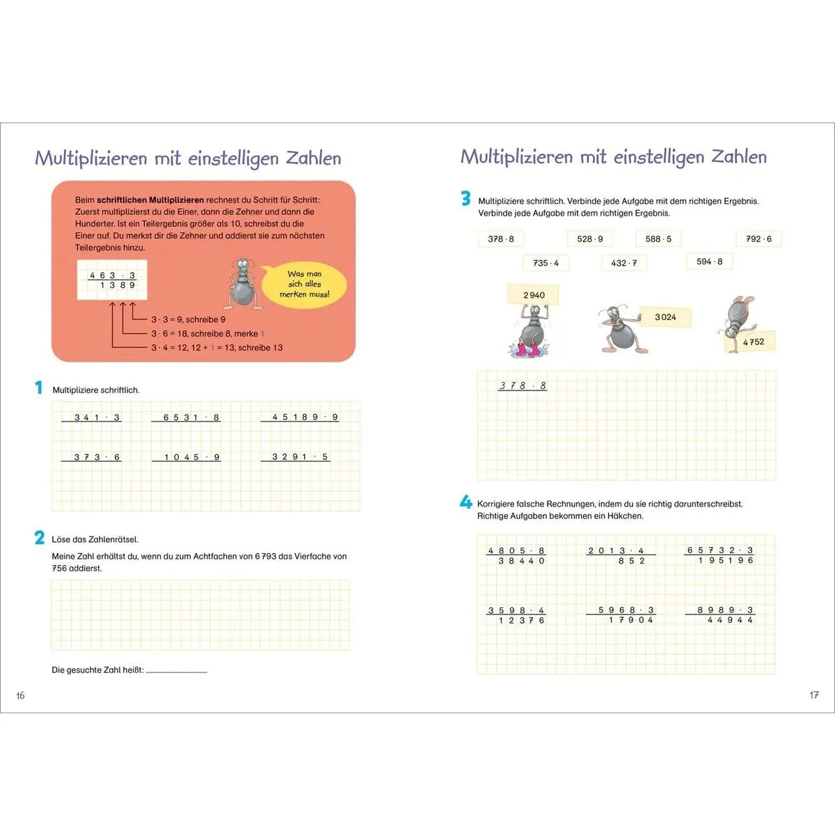 Tessloff Fit für Mathe 4. Klasse. Lernen und verstehen