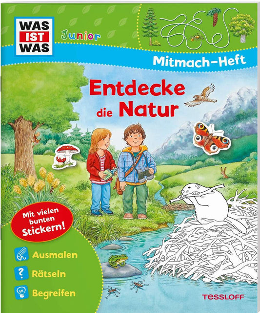 Tessloff WAS IST WAS Junior Mitmach-Heft Natur entdecken