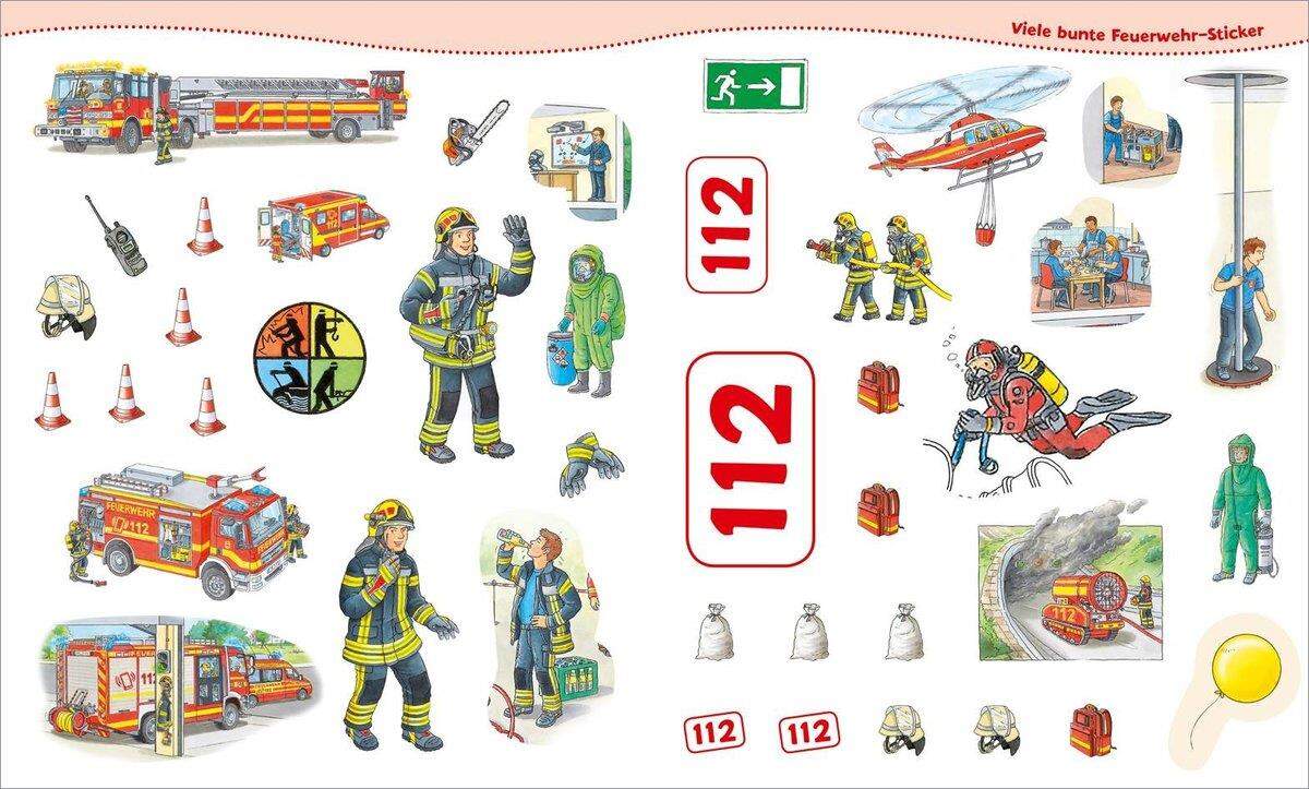 Tessloff WAS IST WAS Mitmach-Heft Feuerwehr: Spiele, Rätsel, Sticker