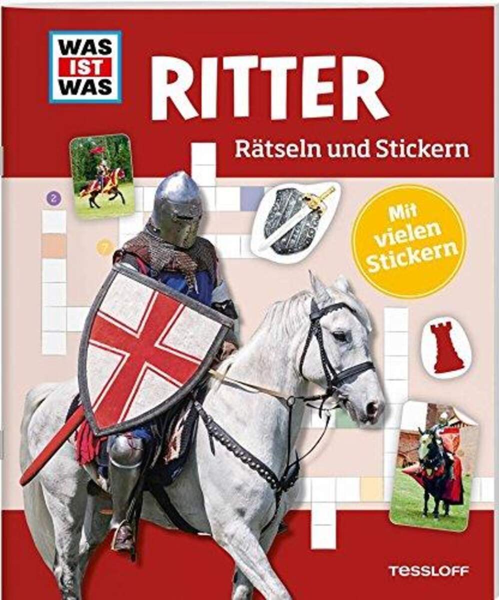 Tessloff WAS IST WAS Rätselheft - Ritter: Rätseln und Stickern