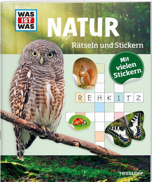 Tessloff WAS IST WAS Rätseln und Stickern. Natur