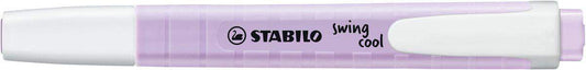 Textmarker - STABILO swing cool Pastel Edition - Einzelstift - Schimmer von Lila