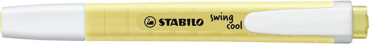 Textmarker - STABILO swing cool Pastel Edition - Einzelstift - pudriges Gelb