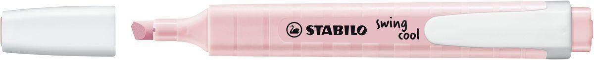 Textmarker - STABILO swing cool Pastel Edition - Einzelstift - rosiges Rouge