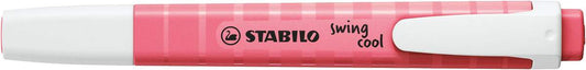 Textmarker - STABILO swing cool Pastel - Einzelstift - Kirschblütenrosa