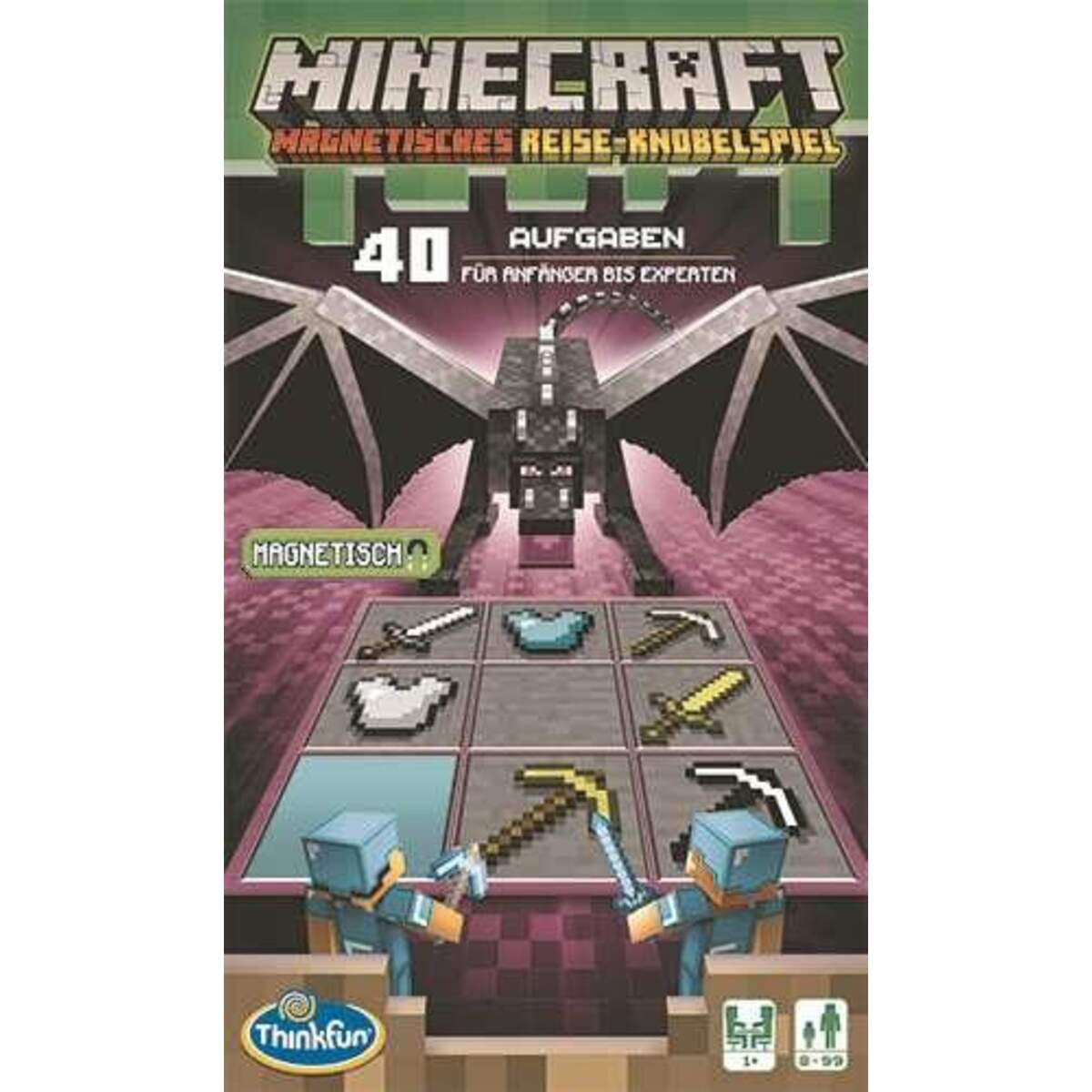 ThinkFun Minecraft Das magnetische Reisespiel.