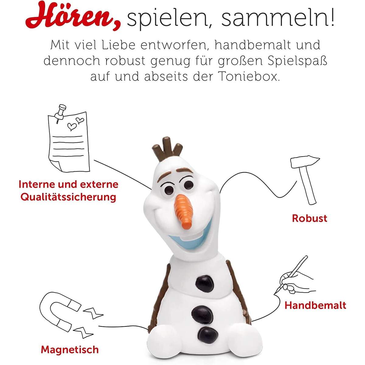 tonies® Hörfigur - Disney die Eiskönigin - Olaf taut auf - für die Toniebox