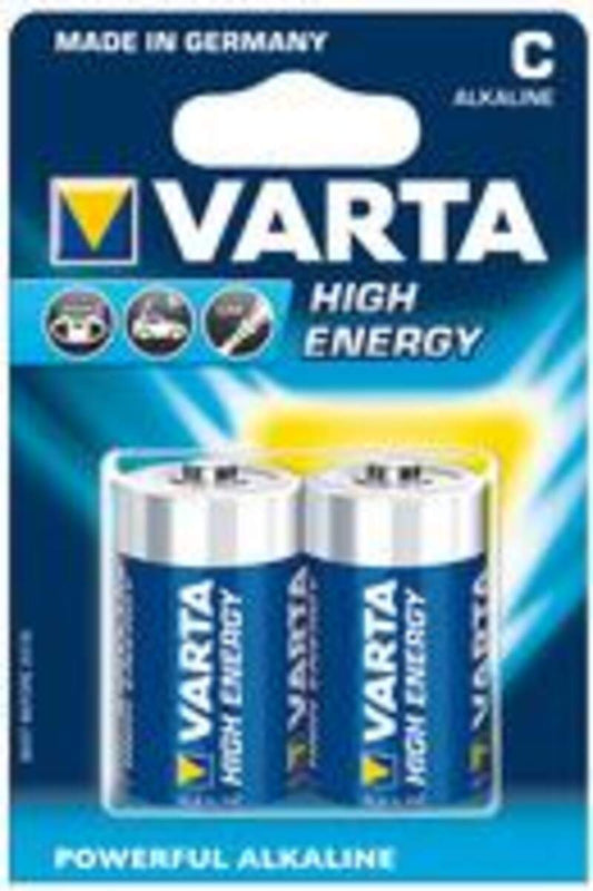 Varta Alkaline Batterie High Energy, Baby C/LR14