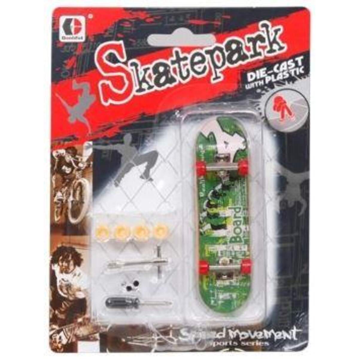 Vedes Skatepark Die Cast Fingerskateboard, 1 Stück, sortiert