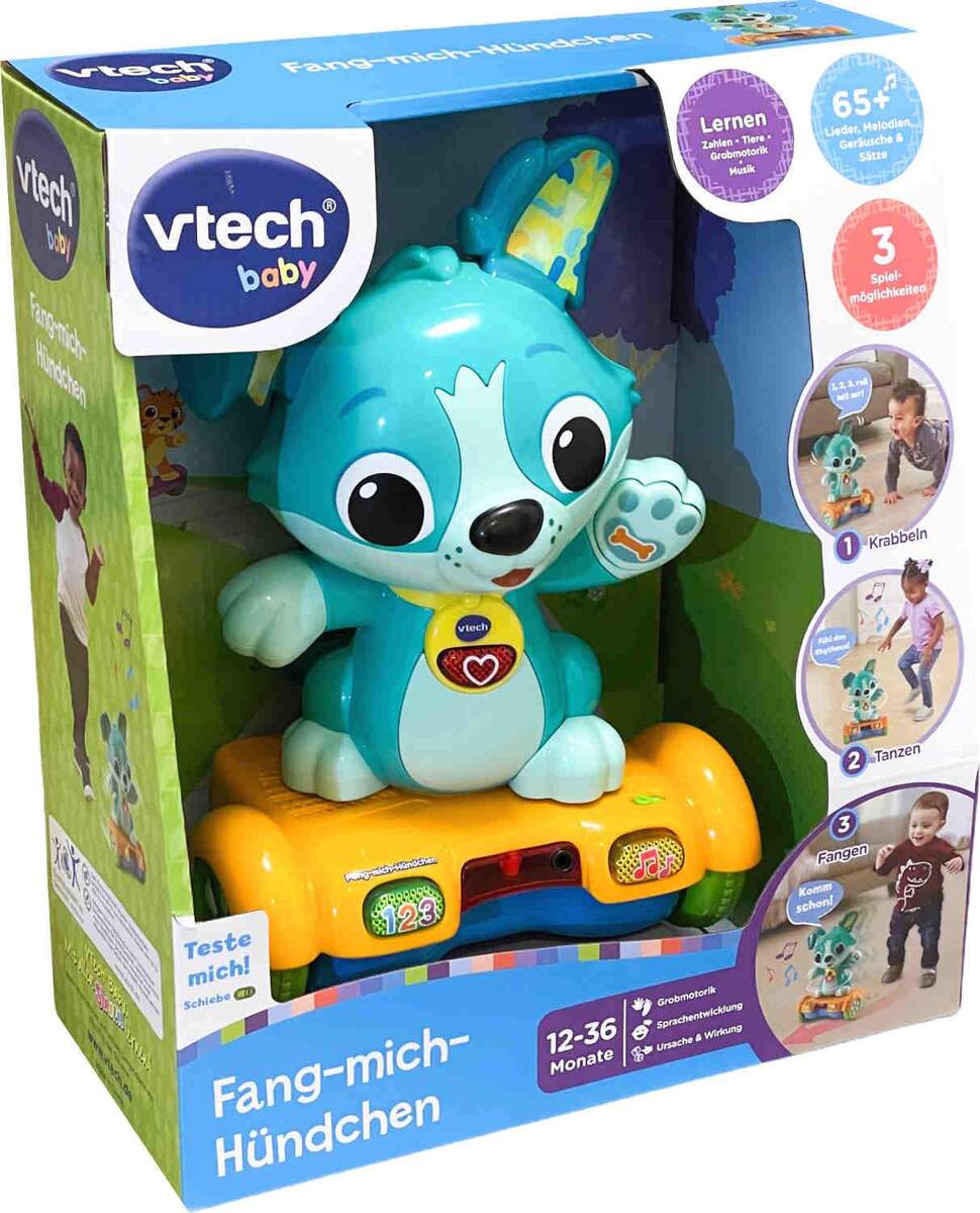 Vtech Fang-Mich-Hündchen Babyspielzeug, Mehrfarbig