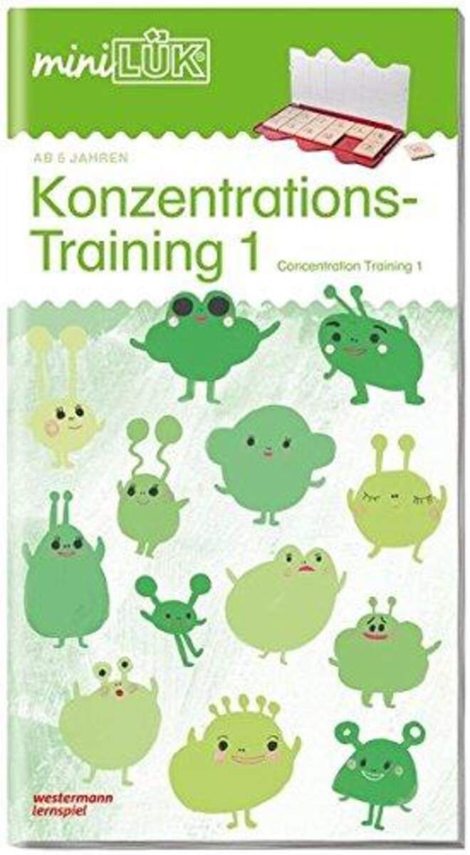 Westermann miniLÜK - Kindergarten/Vorschule: Konzentrationstraining 1