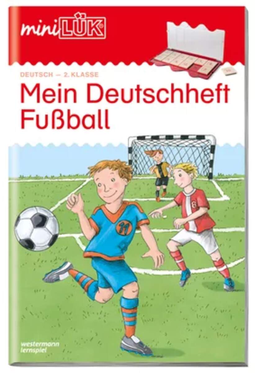 Westermann miniLÜK Deutsch 2. Klasse - Mein Deutschheft Fußball