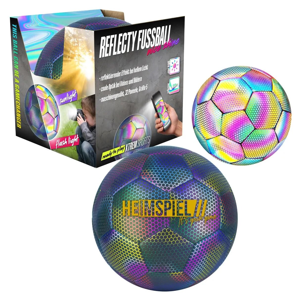 X-Trem Toys Fußball Reflecty Heimspiel Größe 5