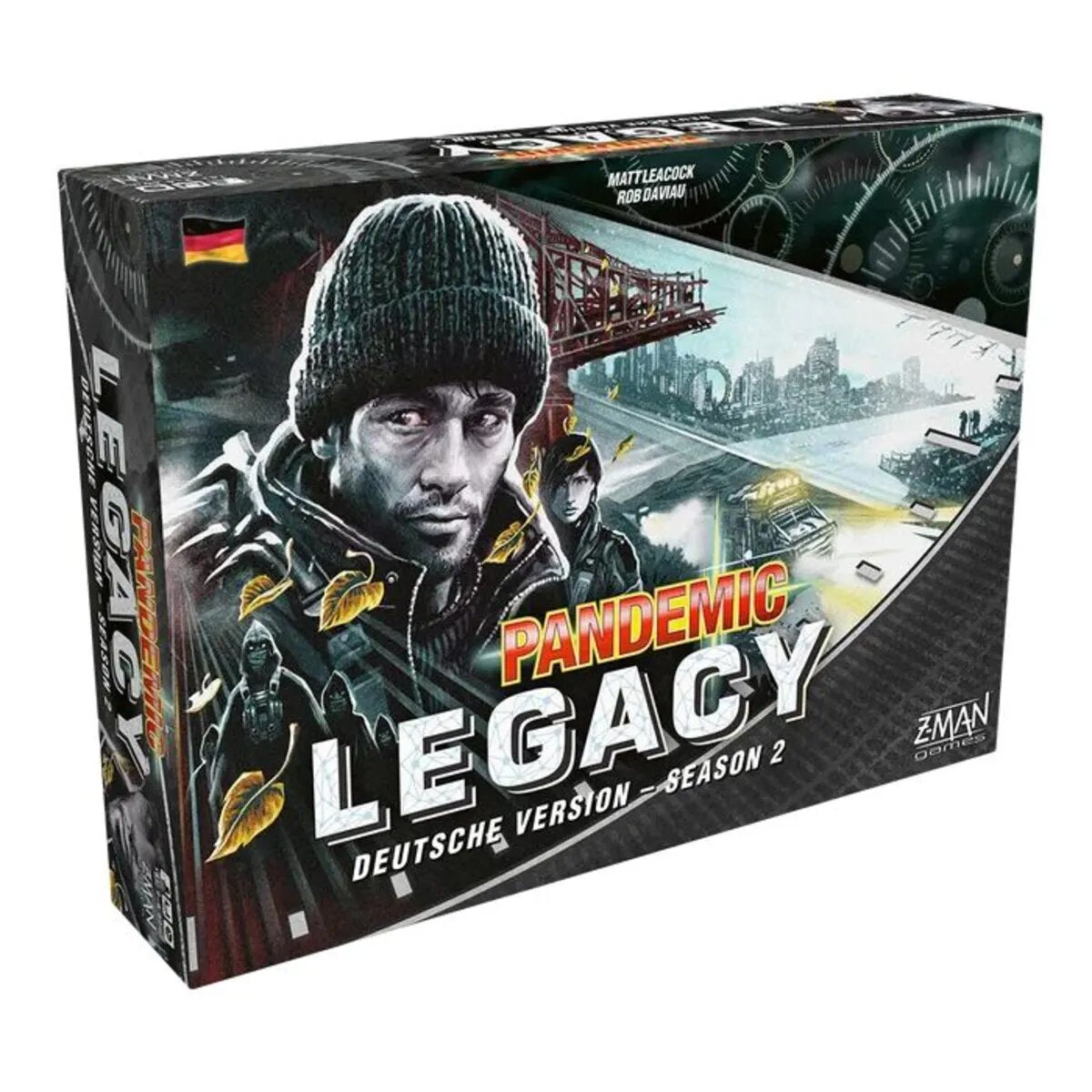 Asmodee ZMAN Pandemic Legacy - Season 2 SCHWARZ DE